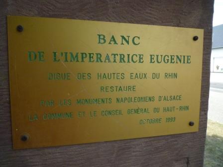 Plaque com banc a